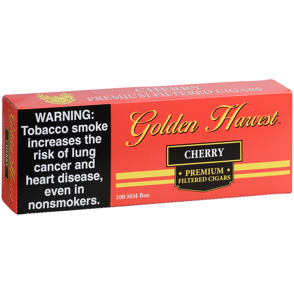Golden Harvest Filtered Cigar 100'S Cherry 10/20 Carton