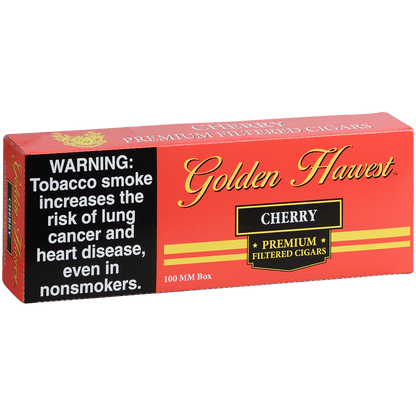 Golden Harvest Filtered Cigar 100'S Cherry 10/20 Carton