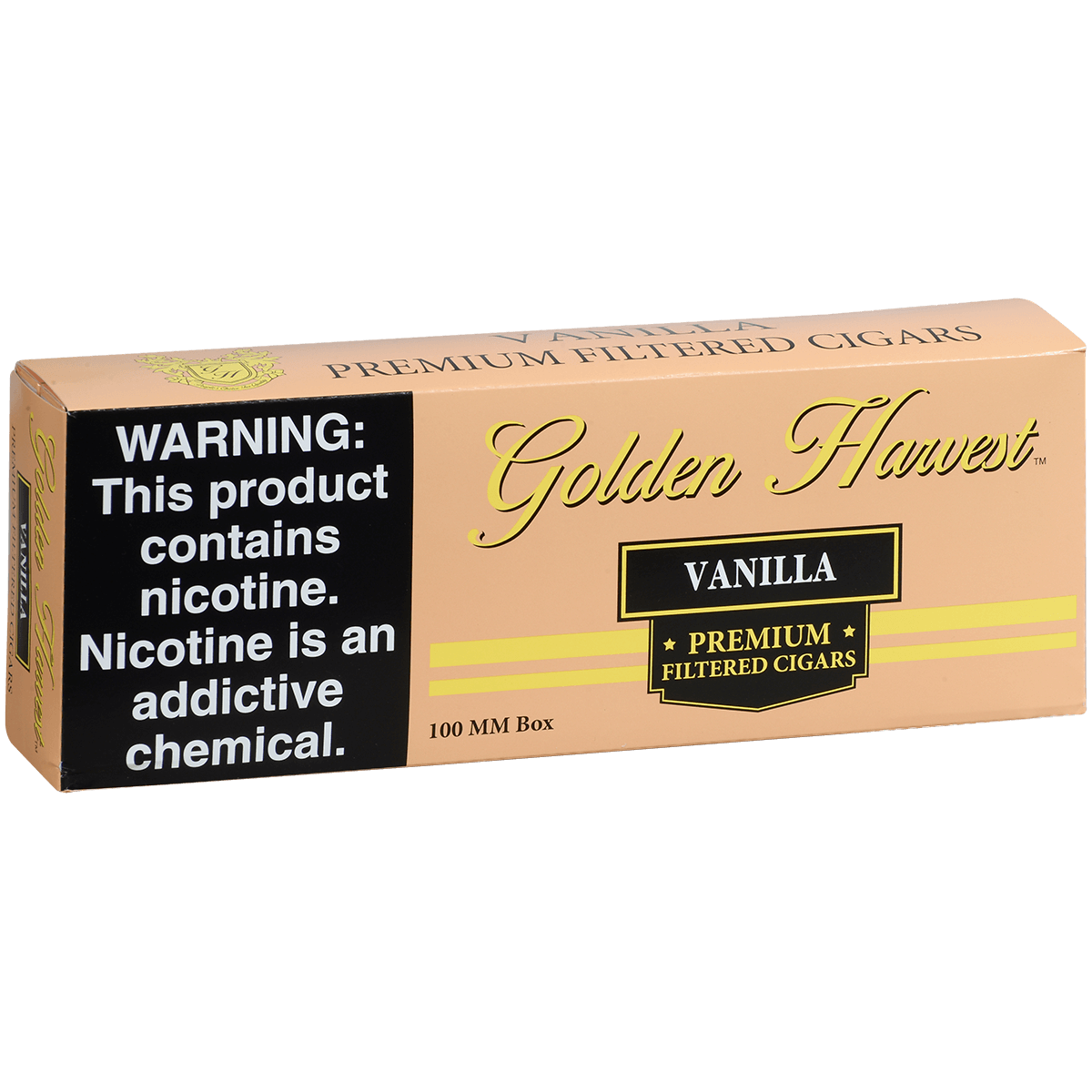 Golden Harvest Filtered Cigar 100'S Vanilla 10/20 Carton