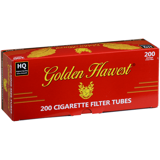 Golden Harvest Red King Size Tubes 200Ct. Carton