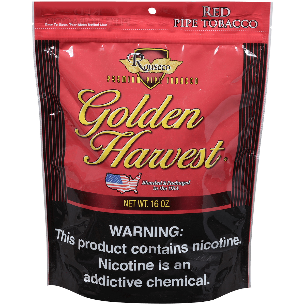 Golden Harvest Pipe Tobacco Red 16 Oz. Bag