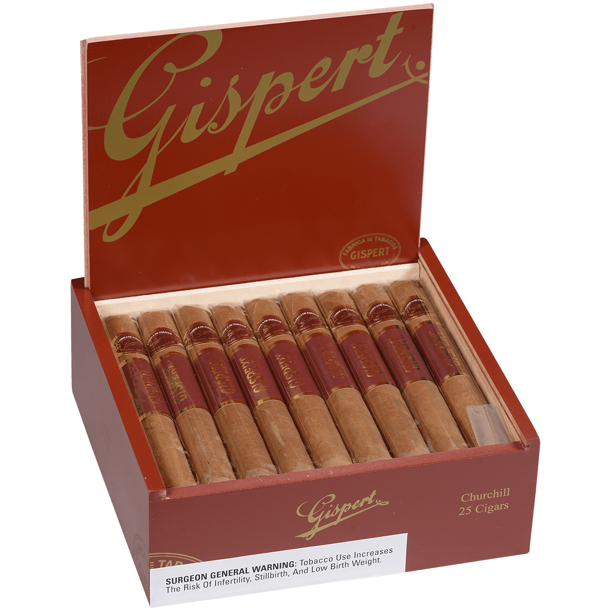 Gispert Natural Churchill 25 Ct. Box 7.00X54