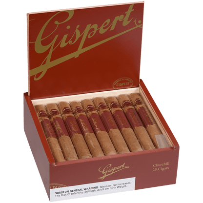 Gispert Natural Churchill 25 Ct. Box 7.00X54