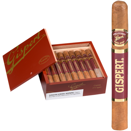 Gispert Corona 25 Ct. Box 5.63X42