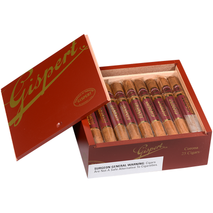 Gispert Corona 25 Ct. Box 5.63X42