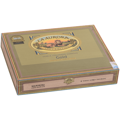 La Aurora Preferidos Gold Tube 8Ct Box 5X54
