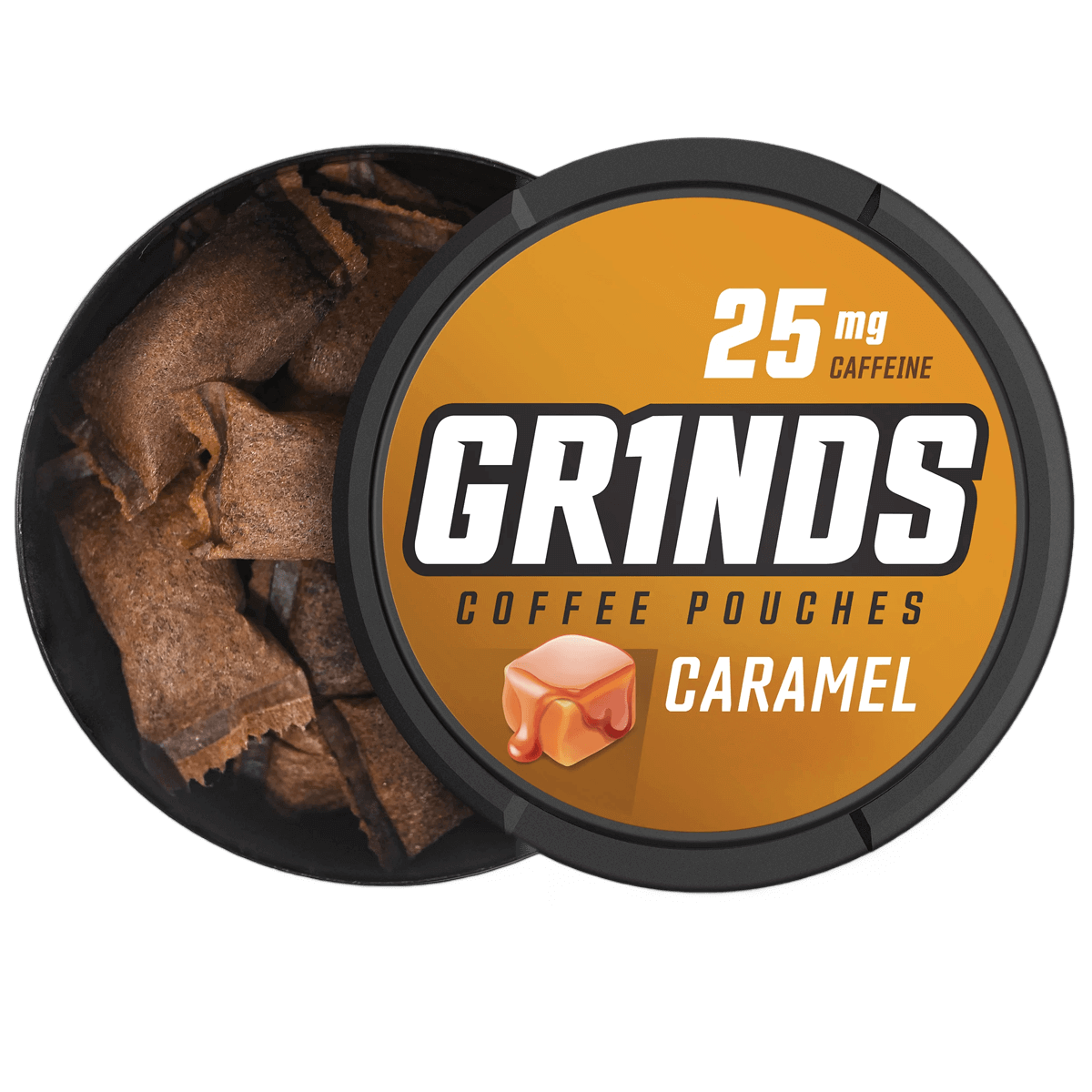 Grinds Coffee Pouches Caramel 5 Ct. Pack