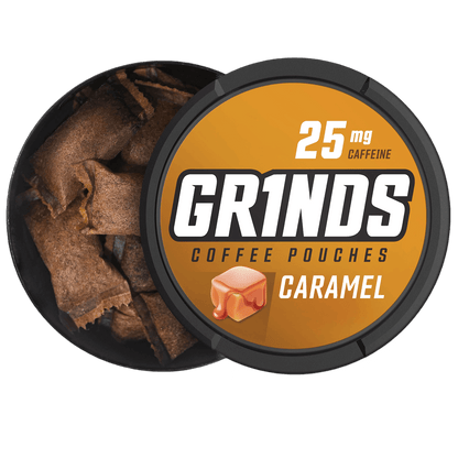 Grinds Coffee Pouches Caramel 5 Ct. Pack