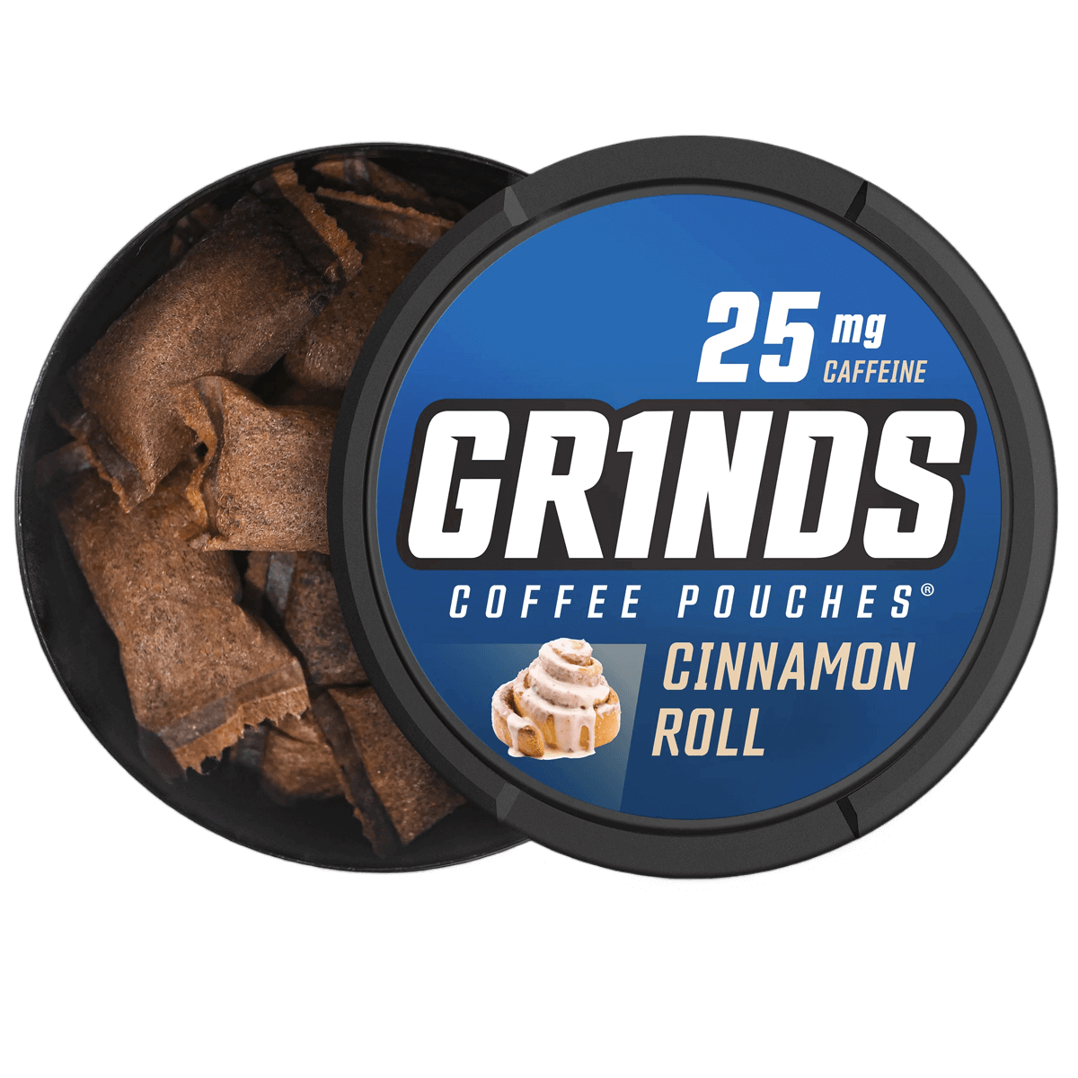 Grinds Coffee Pouches Cinnamon Roll 5 Ct. Pack