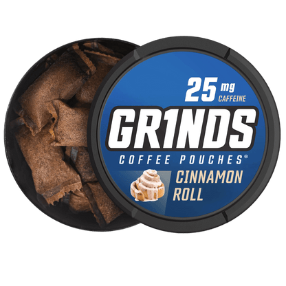 Grinds Coffee Pouches Cinnamon Roll 5 Ct. Pack