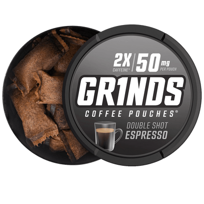 Grinds Coffee Pouches Double Shot Espresso 5 Ct. Pack