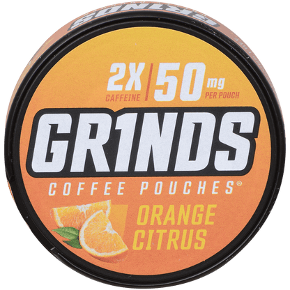 Grinds Coffee Pouches 2X Orange Citrus 5 Ct. Pack