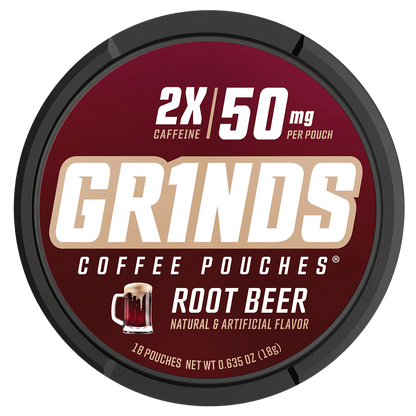 Grinds Coffee Pouches 2X Root Beer 5 Ct. Pack