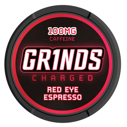Grinds Coffee Pouches Red Eye Espresso Charged 5 Ct. Pack