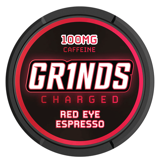 Grinds Coffee Pouches Red Eye Espresso Charged 5 Ct. Pack