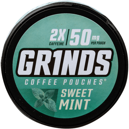 Grinds Coffee Pouches 2X Sweet Mint 5 Ct. Pack