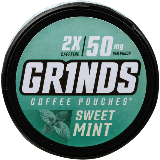 Grinds Coffee Pouches 2X Sweet Mint 5 Ct. Pack
