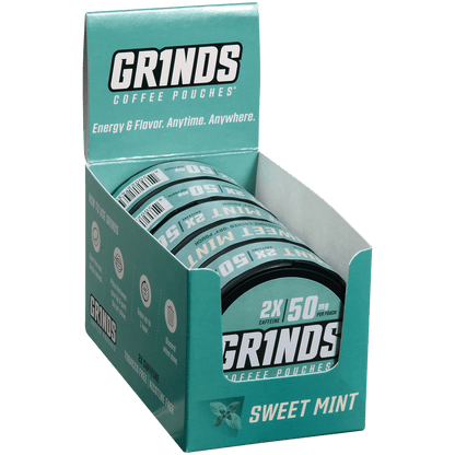 Grinds Coffee Pouches 2X Sweet Mint 5 Ct. Pack