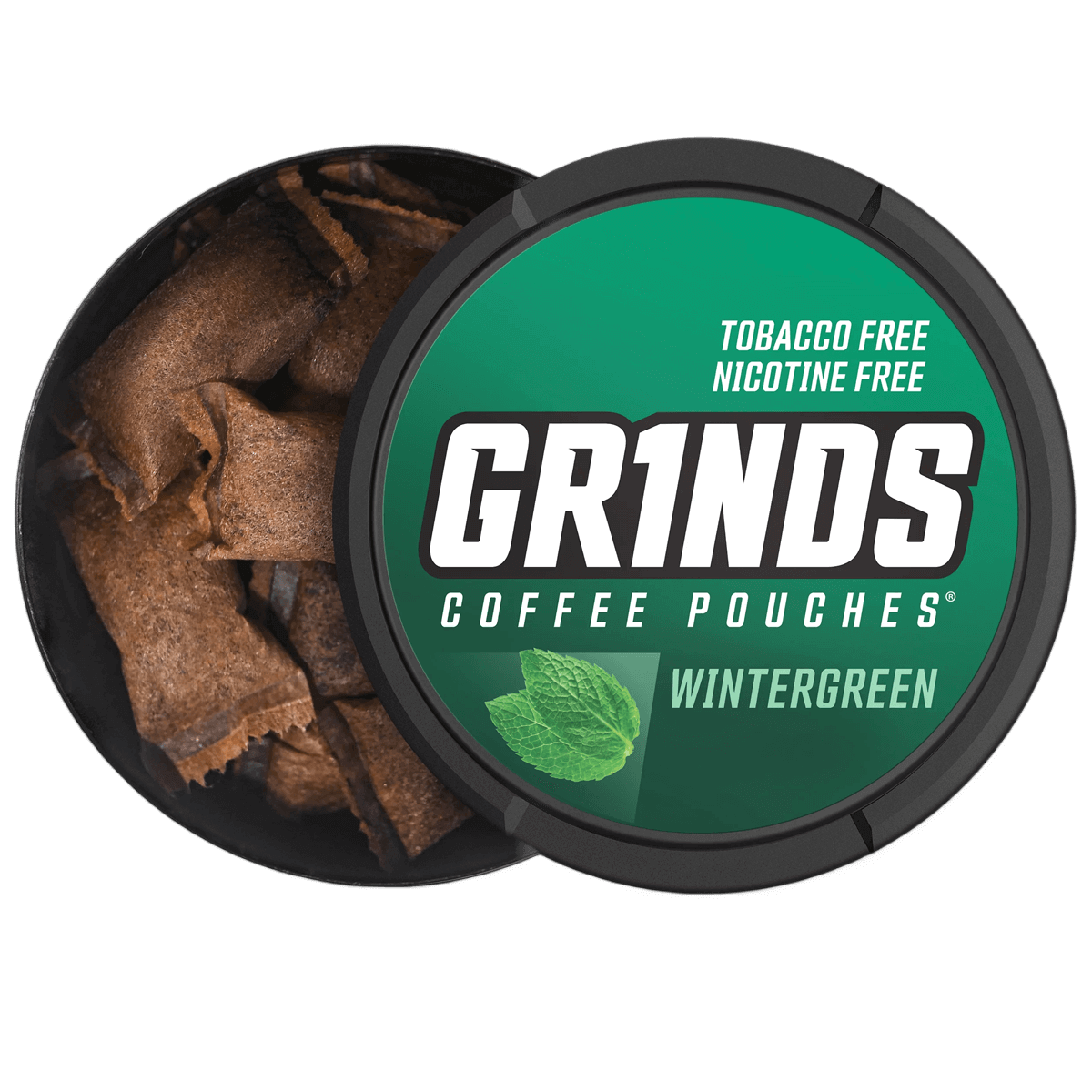 Grinds Coffee Pouches Wintergreen 5 Ct. Pack