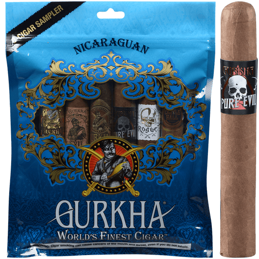 Gurkha Toro Fresh Pack Blue Nicraguan 6 Ct. Sampler 6.00X50