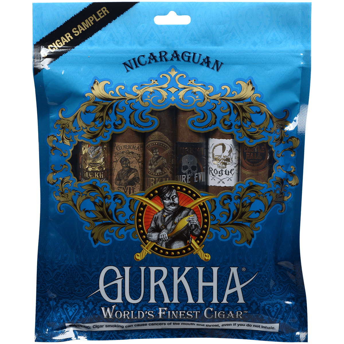 Gurkha Toro Fresh Pack Blue Nicraguan 6 Ct. Sampler 6.00X50