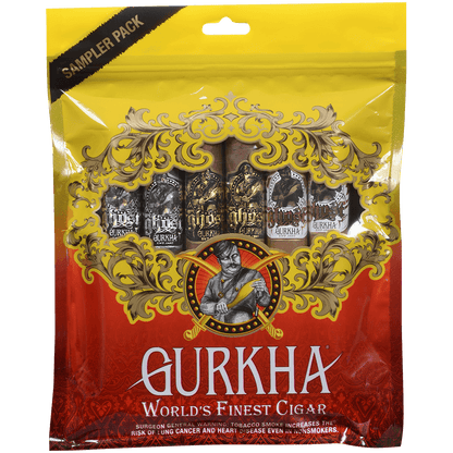 Gurkha Toro Fresh Pack Yellow & Red 6 Ct. Sampler 6.00X50