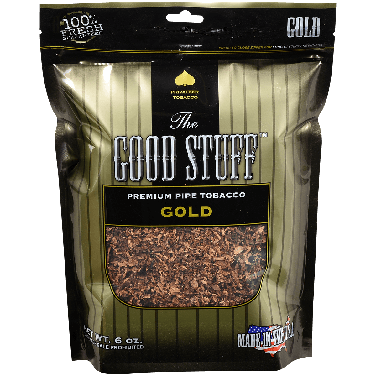 The Good Stuff Pipe Tobacco Gold 6 Oz. Bag