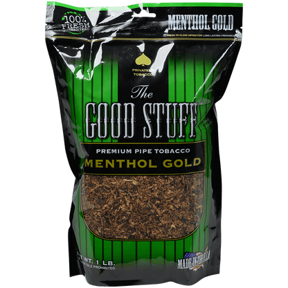 The Good Stuff Pipe Tobacco Menthol Gold 1 Lb. Bag