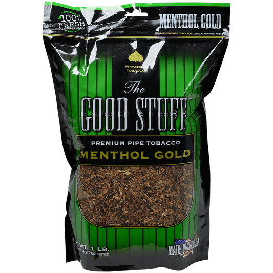 The Good Stuff Pipe Tobacco Menthol Gold 1 Lb. Bag