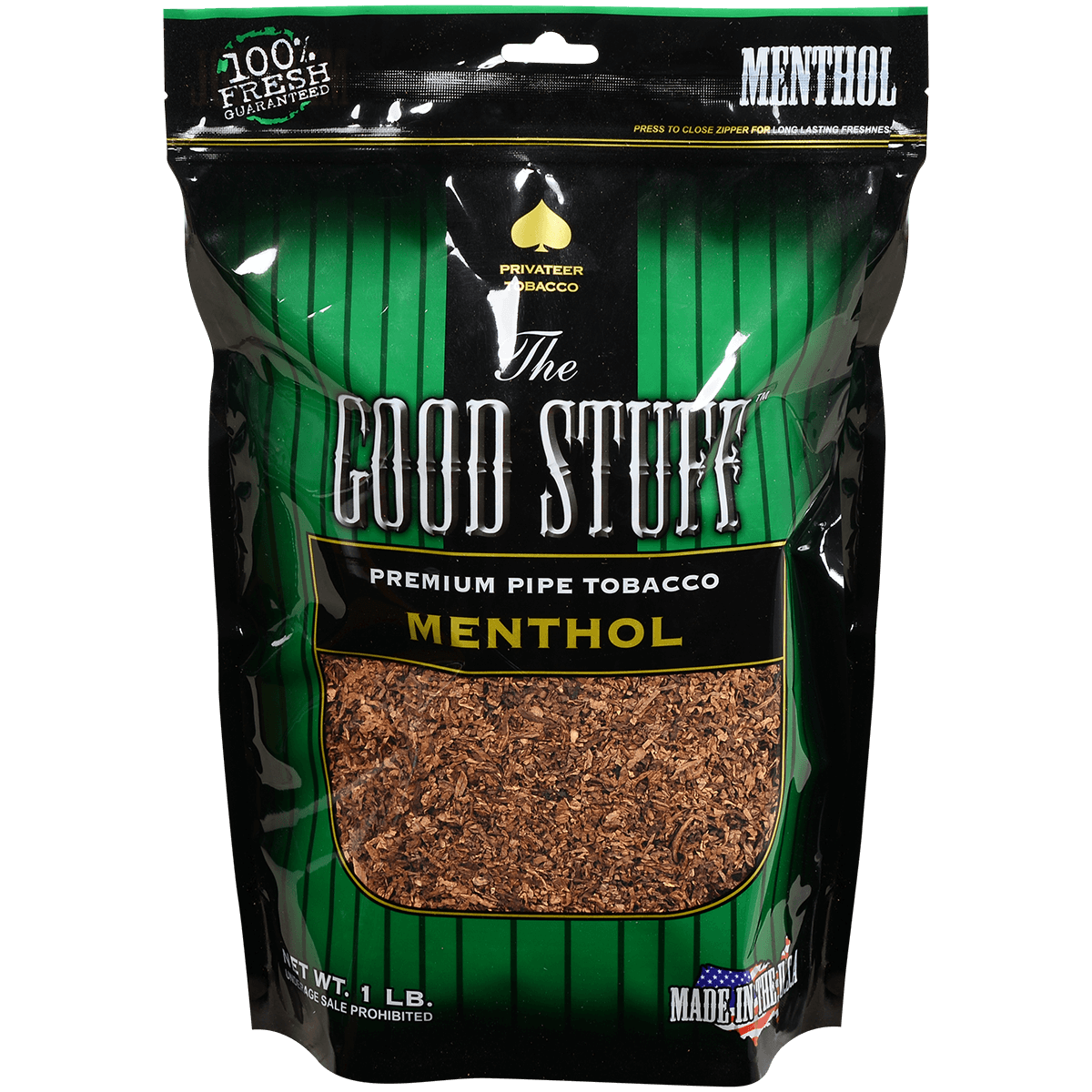 The Good Stuff Pipe Tobacco Menthol 1 Lb. Bag
