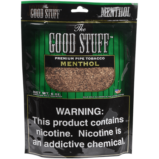 The Good Stuff Pipe Tobacco Menthol 6 Oz. Bag