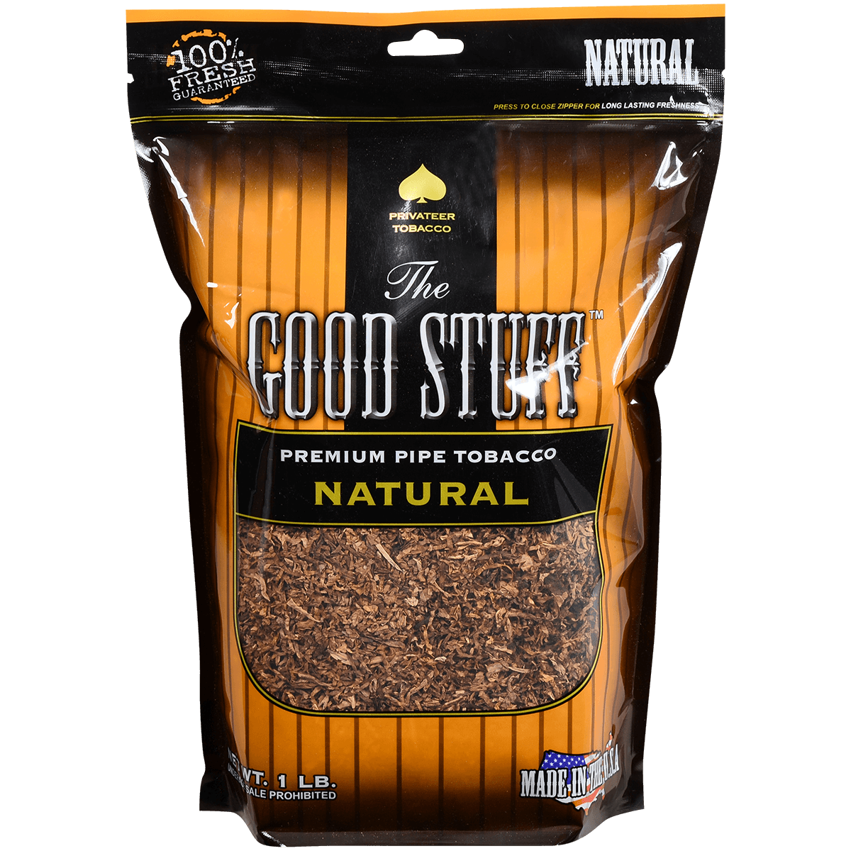 The Good Stuff Pipe Tobacco Natural 1 Lb. Bag