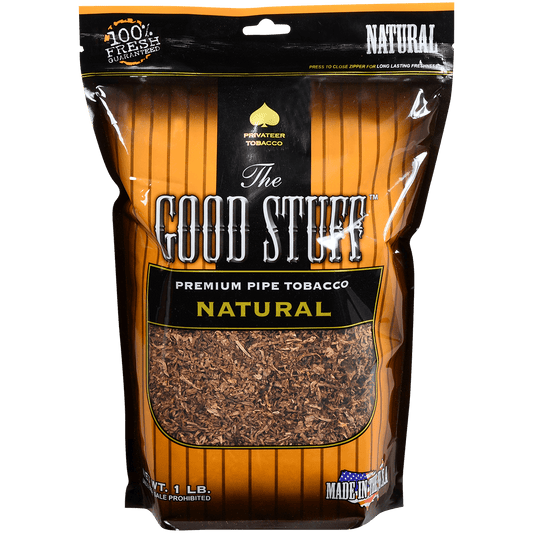 The Good Stuff Pipe Tobacco Natural 1 Lb. Bag