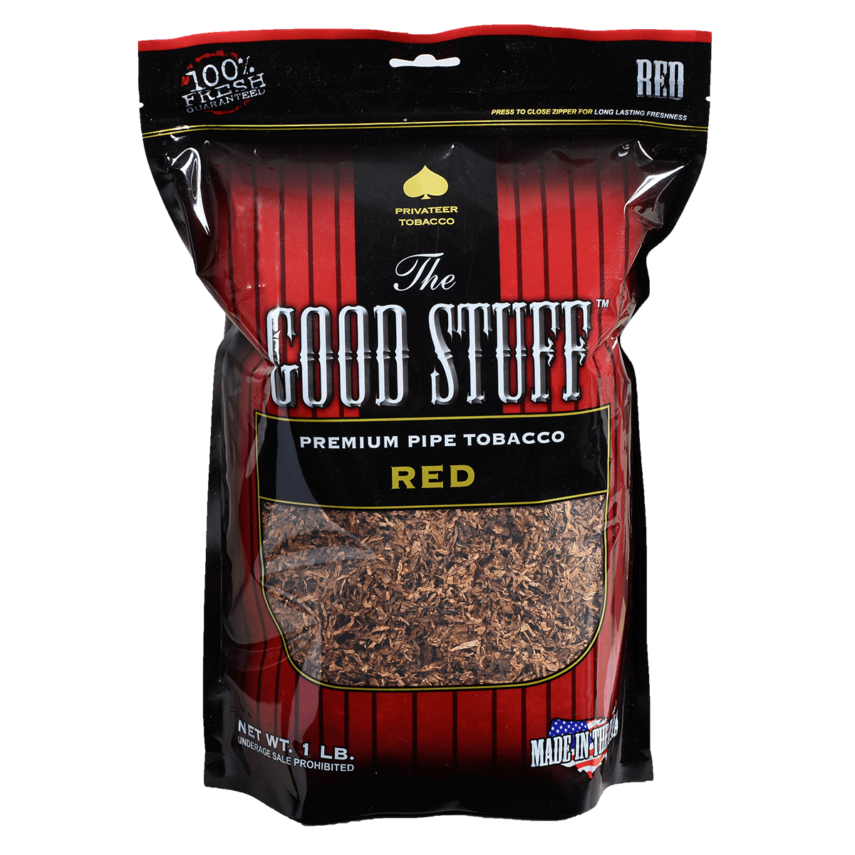 The Good Stuff Pipe Tobacco Red 1 Lb. Bag