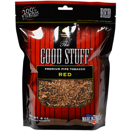 The Good Stuff Pipe Tobacco Red 6 Oz. Bag