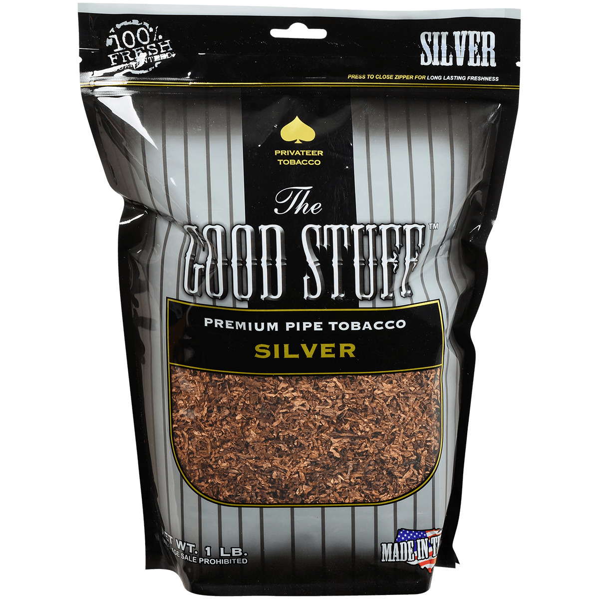 The Good Stuff Pipe Tobacco Silver 1 Lb. Bag