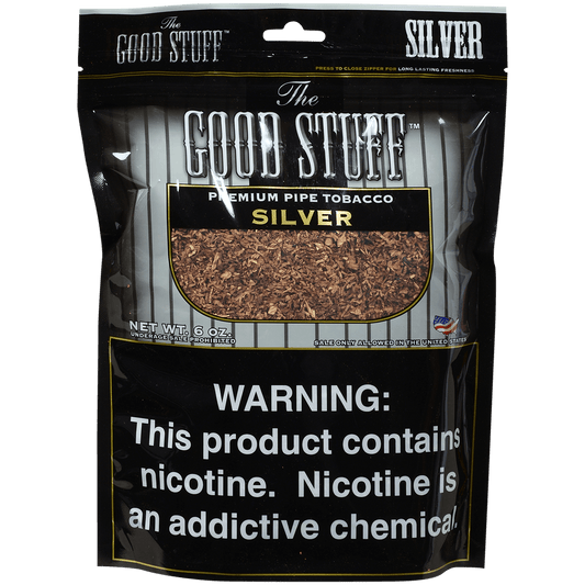 The Good Stuff Pipe Tobacco Silver 6 Oz. Bag