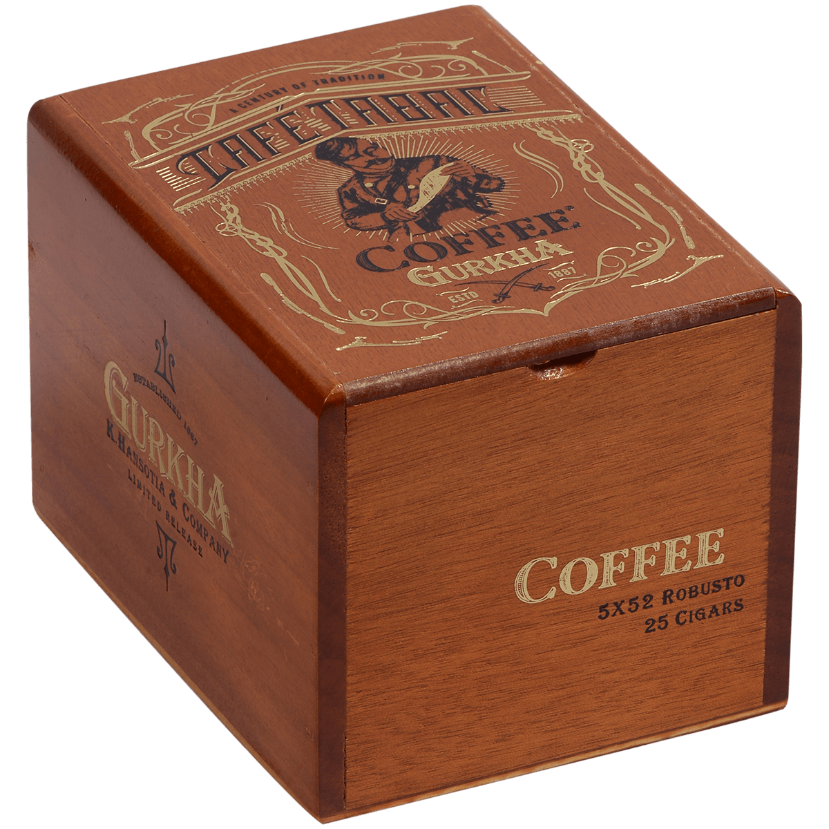 Gurkha Café Tabac Classic Coffee 25 Ct. Box 5X52