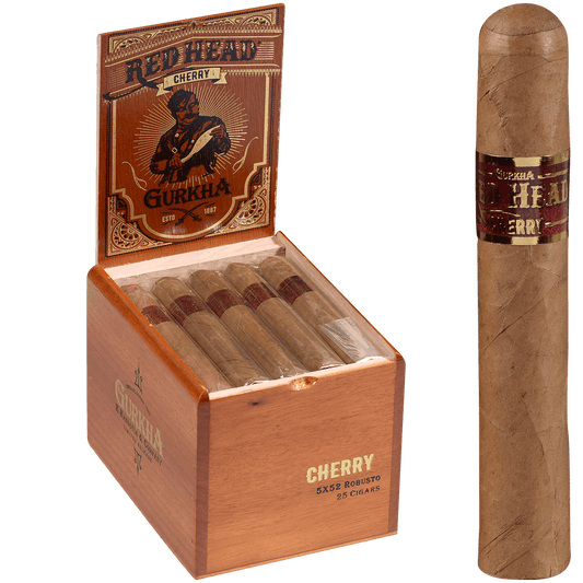 Gurkha Café Tabac Red Head Cherry 25 Ct Box 5X52