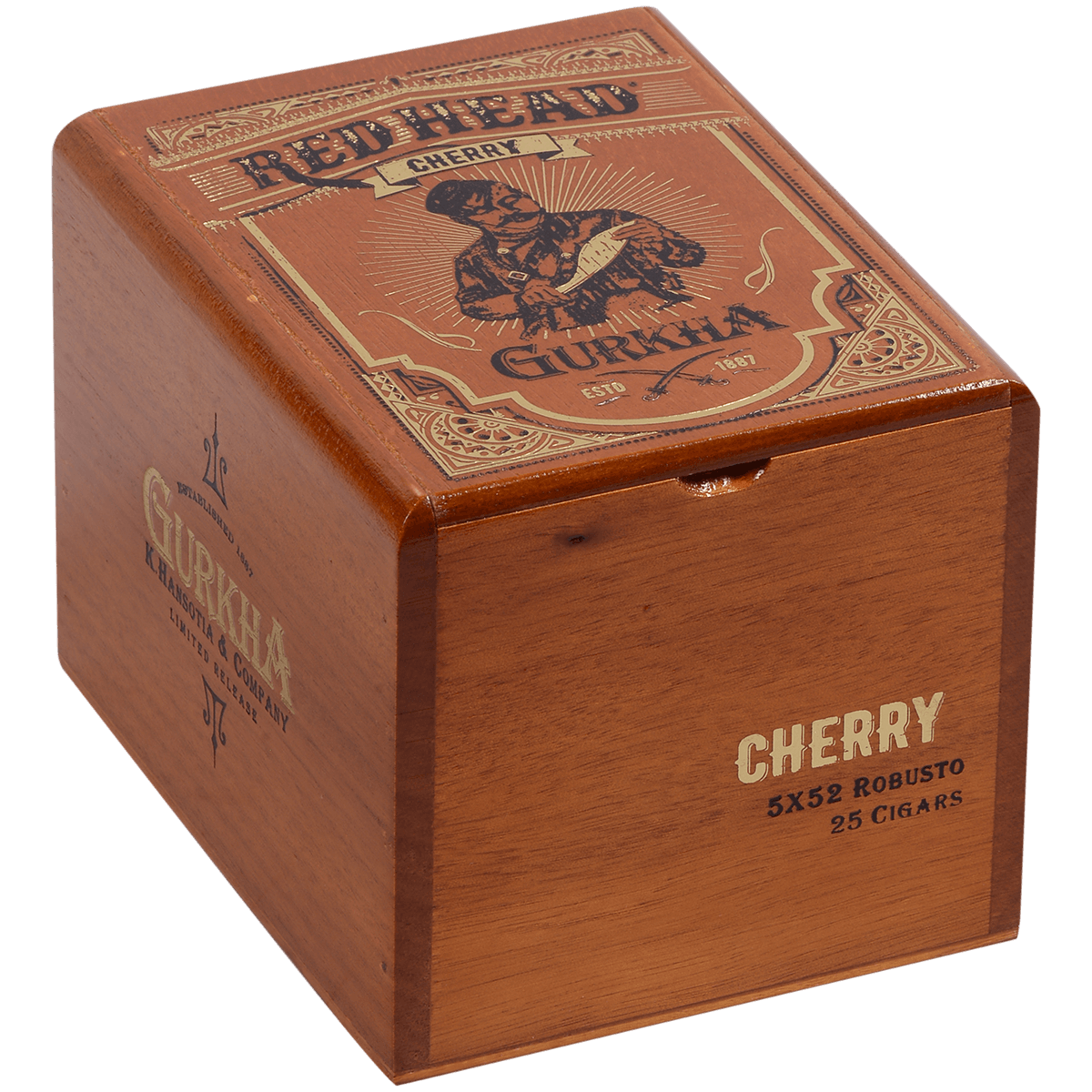 Gurkha Café Tabac Red Head Cherry 25 Ct Box 5X52