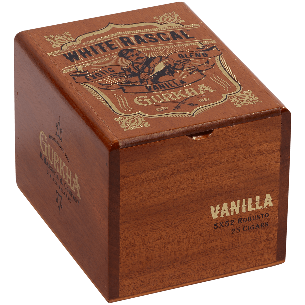Gurkha Café Tabac White Rascal Vanilla 25Ct. Box 5X52
