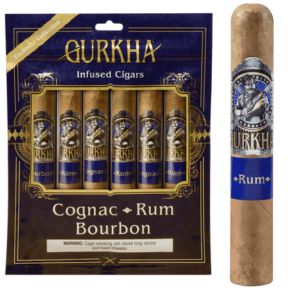 Gurkha Exclusive Collection Spirits Tubes 6 Ct. Fresh Pack 5.50X52
