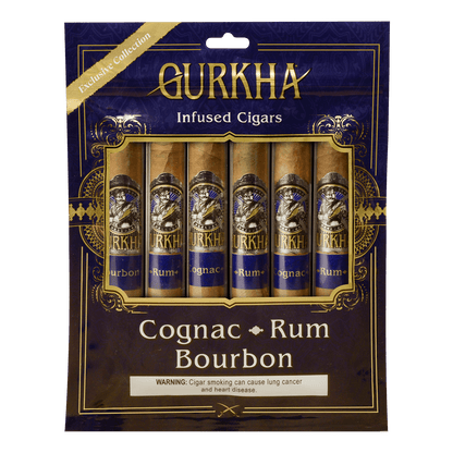 Gurkha Exclusive Collection Spirits Tubes 6 Ct. Fresh Pack 5.50X52