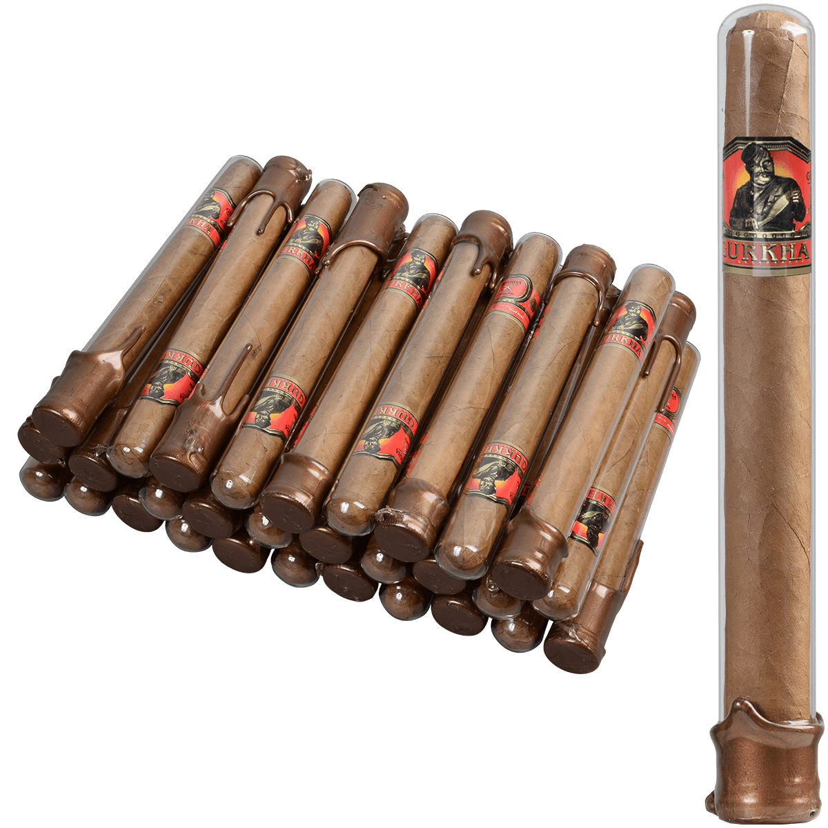 Gurkha Grand Reserve Churchill Natural Tubes 30 Ct Bundle 7.50X52