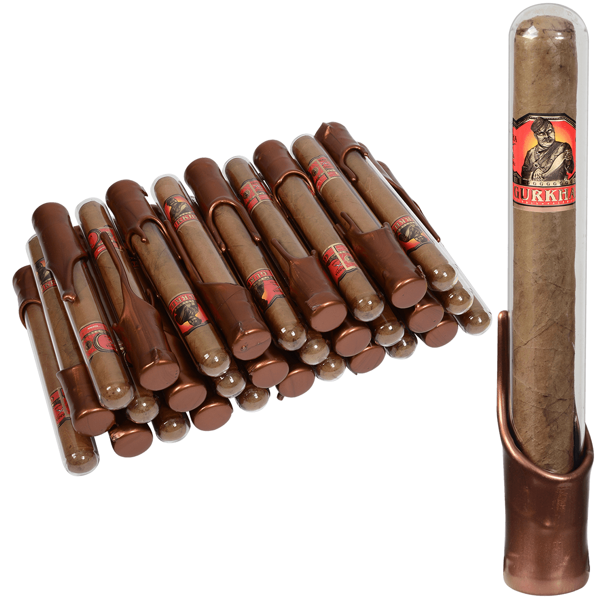 Gurkha Grand Reserve Natural Robusto Tubes 30 Ct. Bundle 6.00X50