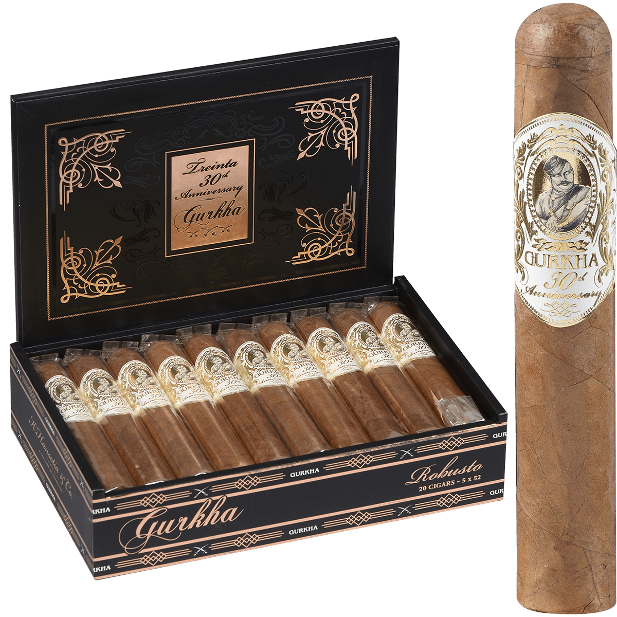 Gurkha Treinta Robusto 21 Ct. Box 5X52