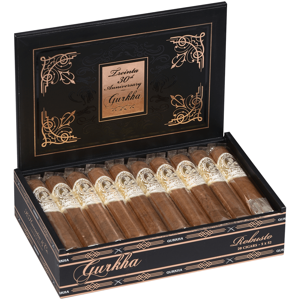 Gurkha Treinta Robusto 21 Ct. Box 5X52
