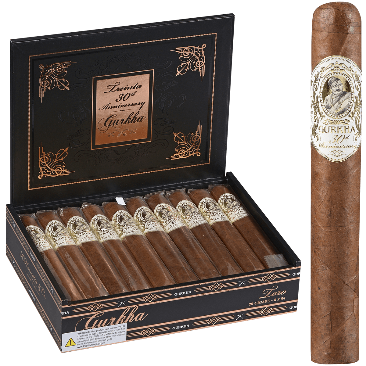 Gurkha Treinta Toro 20 Ct. Box 6X54