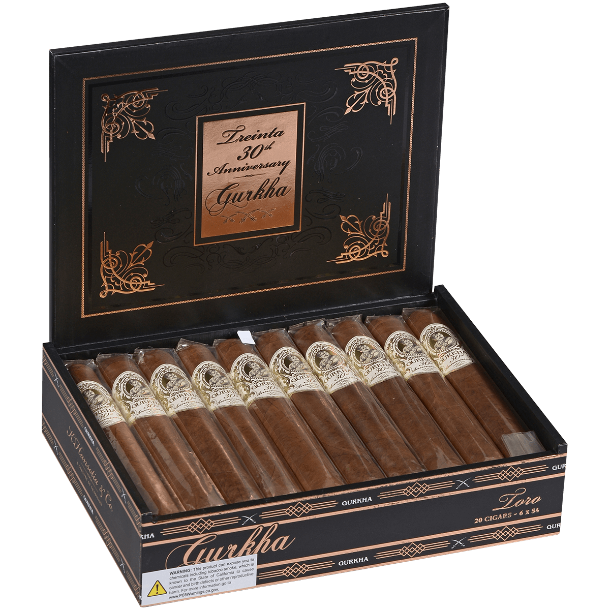 Gurkha Treinta Toro 20 Ct. Box 6X54