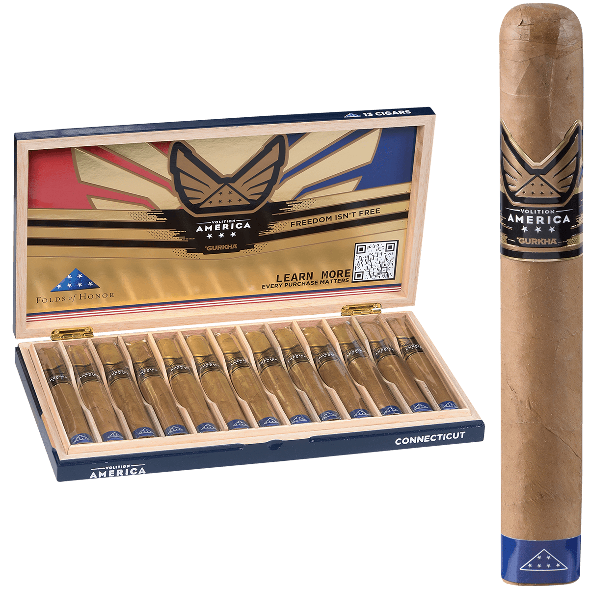 Gurkha Volition America Connecticut Toro 13 Ct. Box 6.00X54